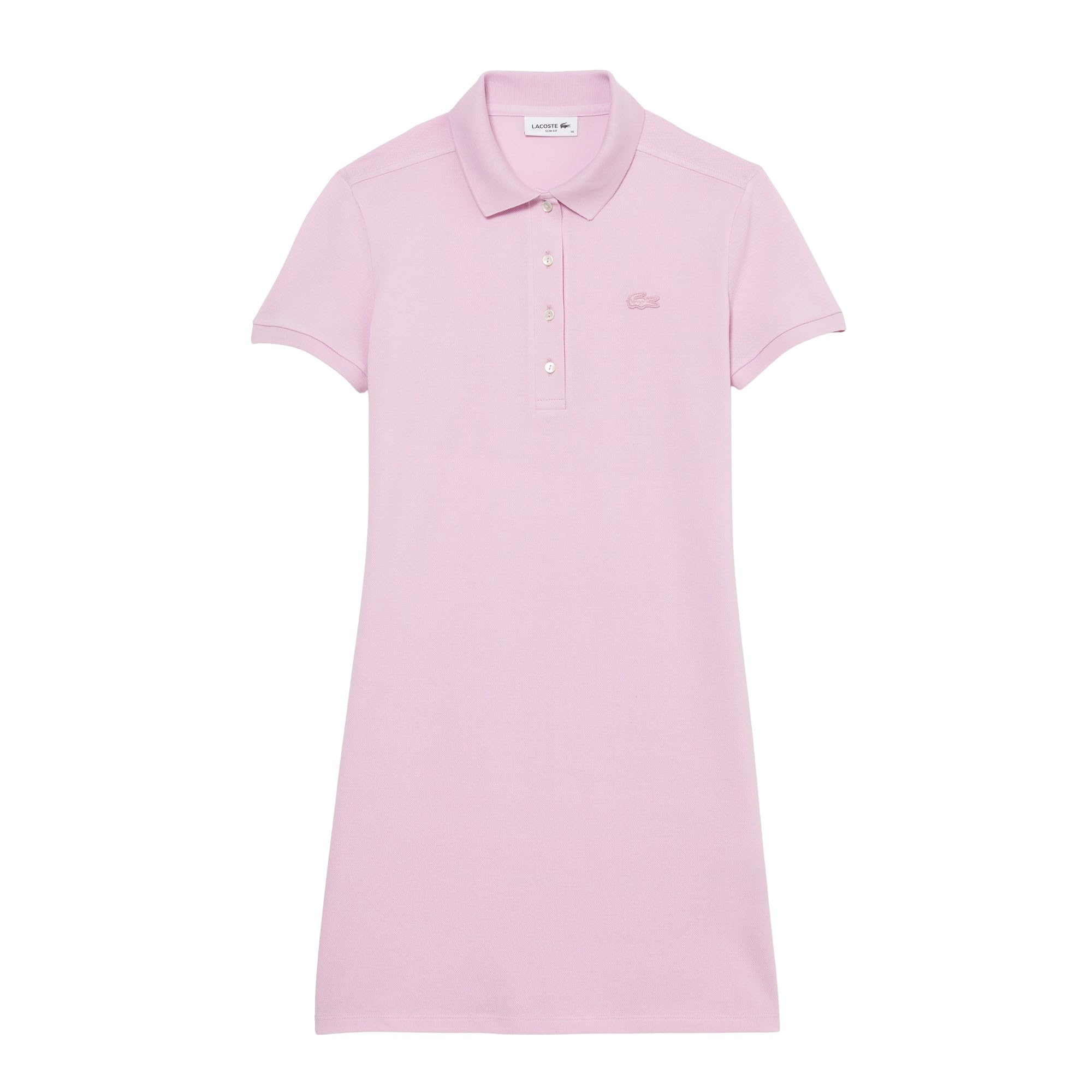 Lacoste Women's Slim Fit Stretch Petit Piqué Polo Dress