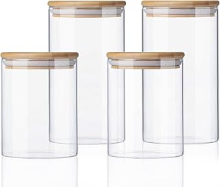 Gigmeta 4pc Storage Jar Set