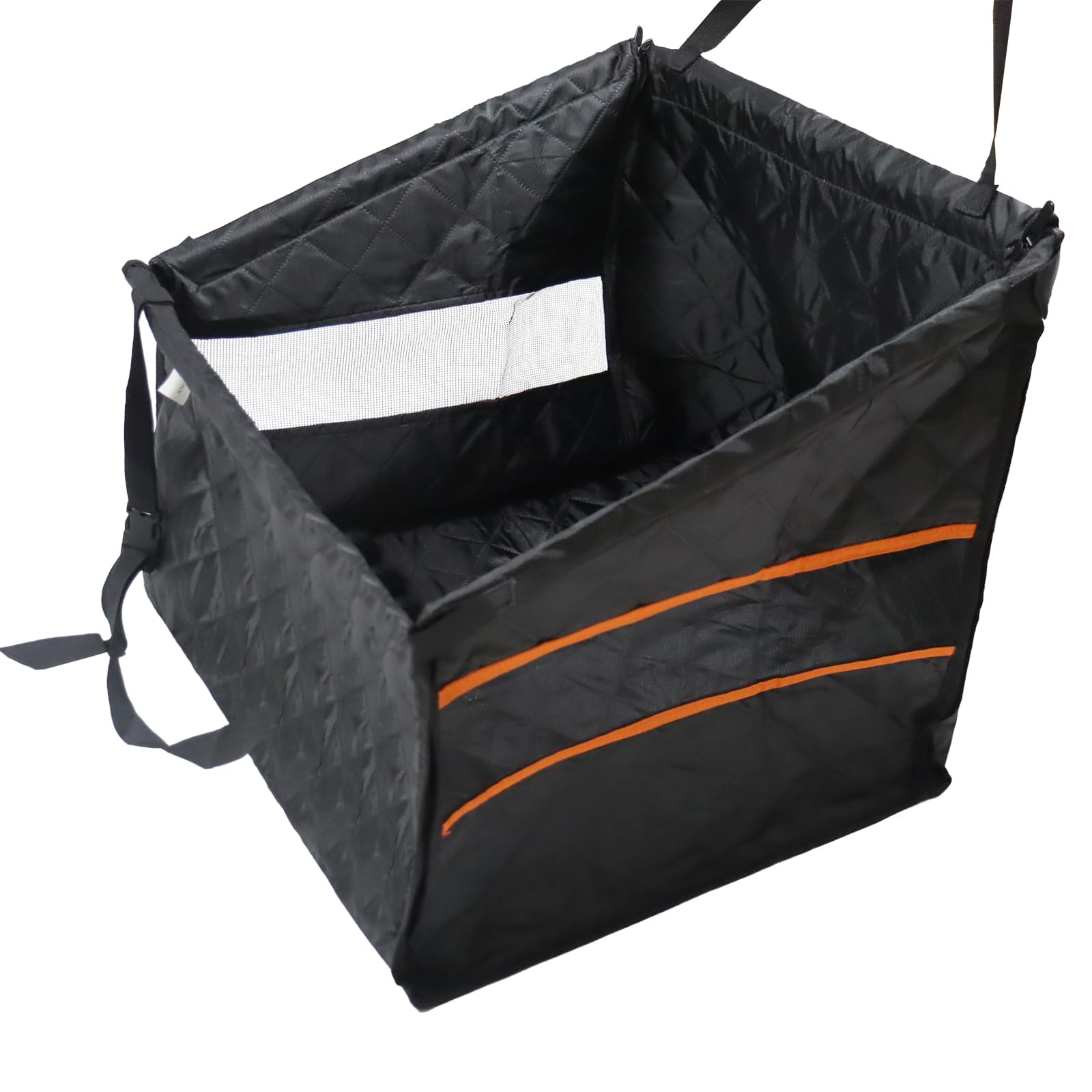 Siège arrière de voiture pour chien - Siège auto pour petits chiens - Extra stable - Avec ceinture de sécurité - Pliable - Pour petits animaux de compagnie - Imperméable