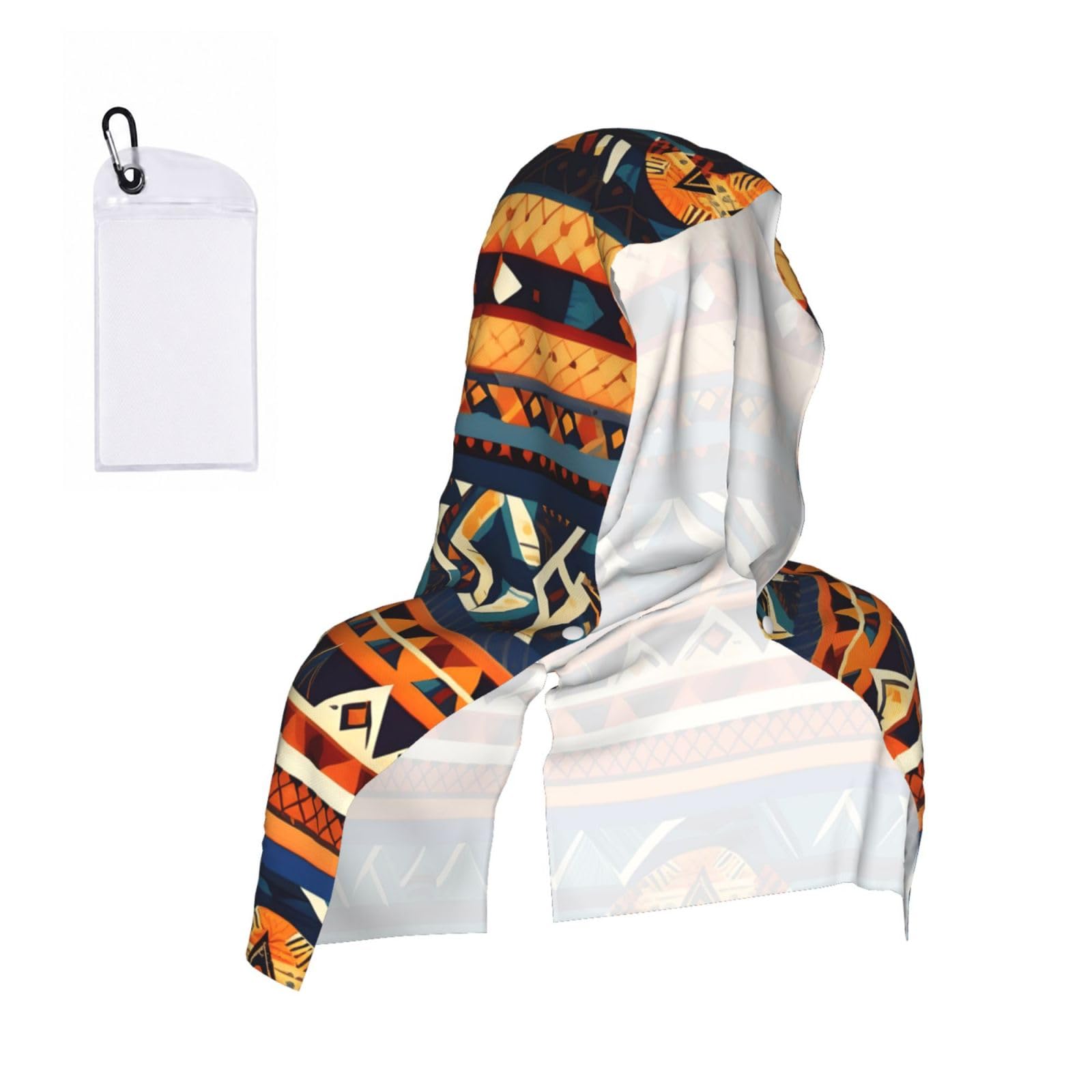 ZYJHYY African National Patterns Print Unisex Swimming Towel Practical Camping Towel Skin-Friendly Cooling Towel For Workout Training