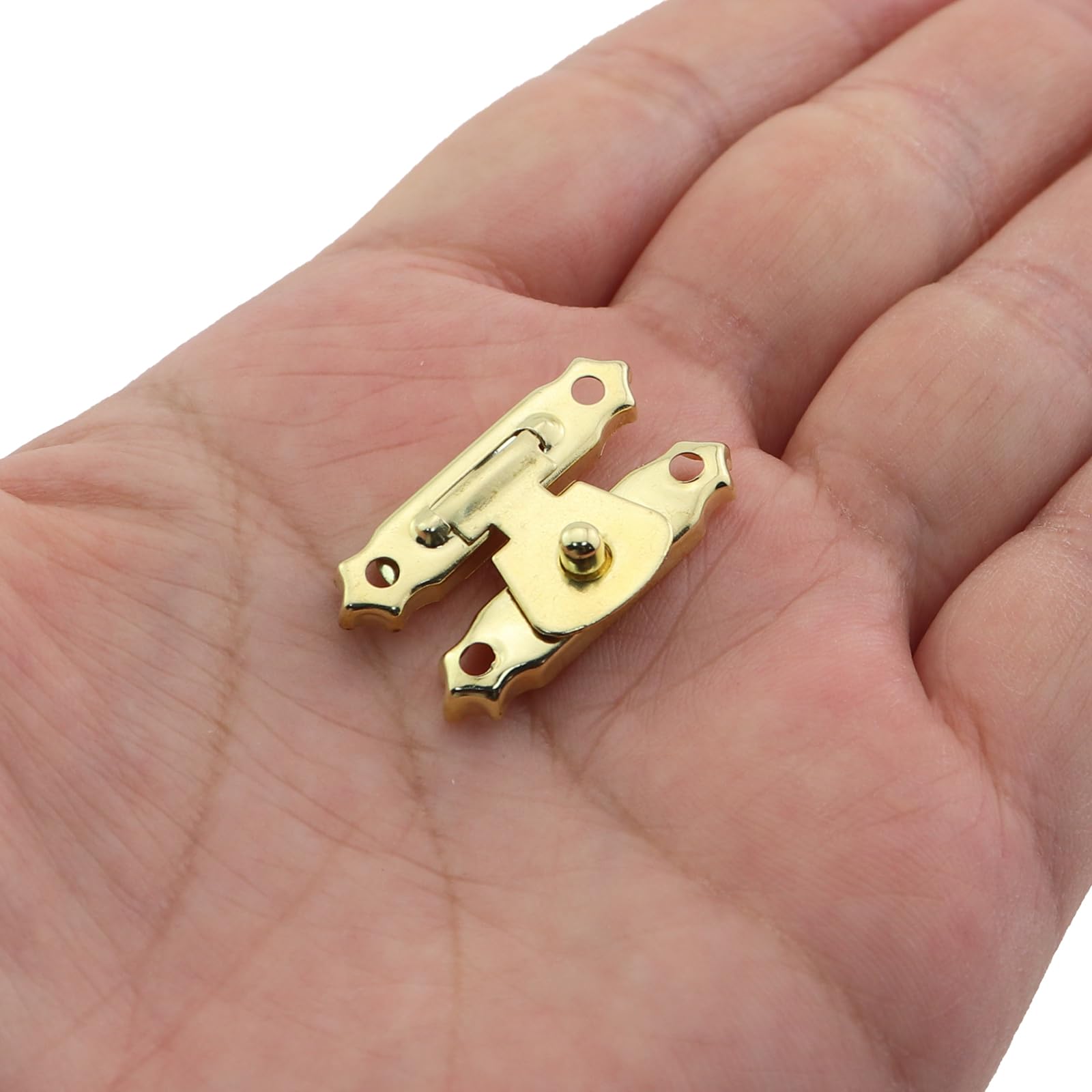 KKUANG 10PCS Antique Crafts Wooden Box Clasp with Screws