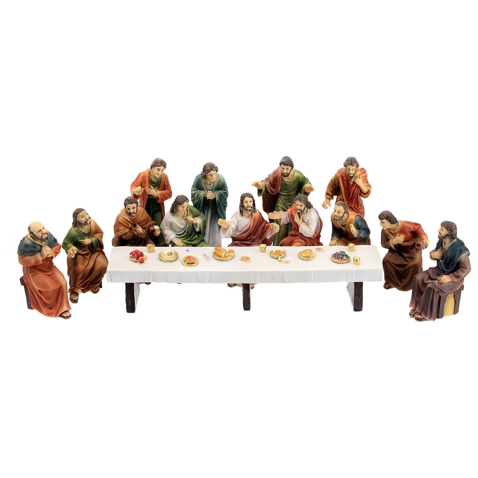 Statua Dell'Ultima Cena ARTVARKO In Resina Con Finitura Rame – Decorazione Cristiana Da Tavola, 23 Cm - 3