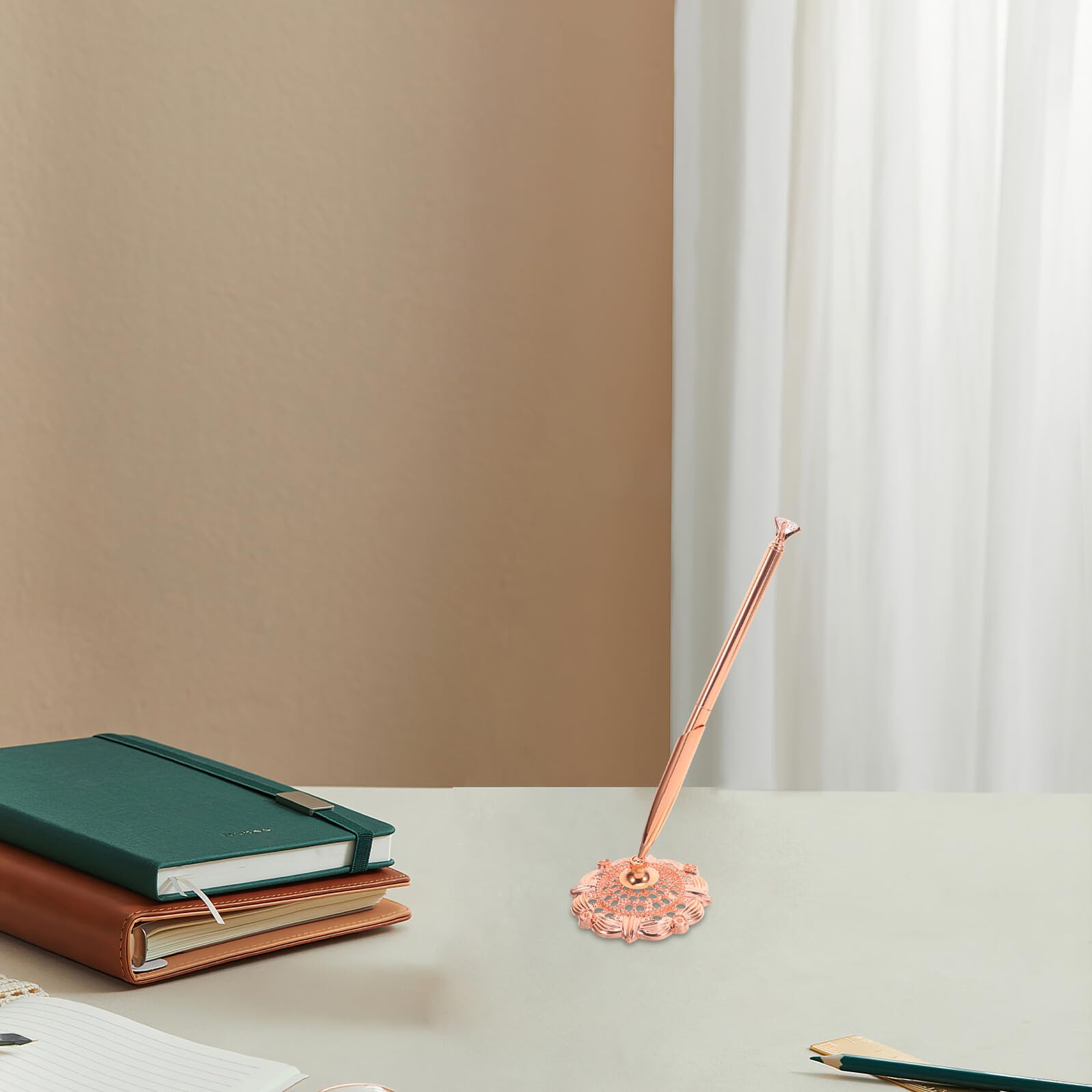 Deluxe Ballpoint Signature Writing Instrument with Small Rhinestones for Office and Bank Use Suitable for Wedding Planning and — view 4