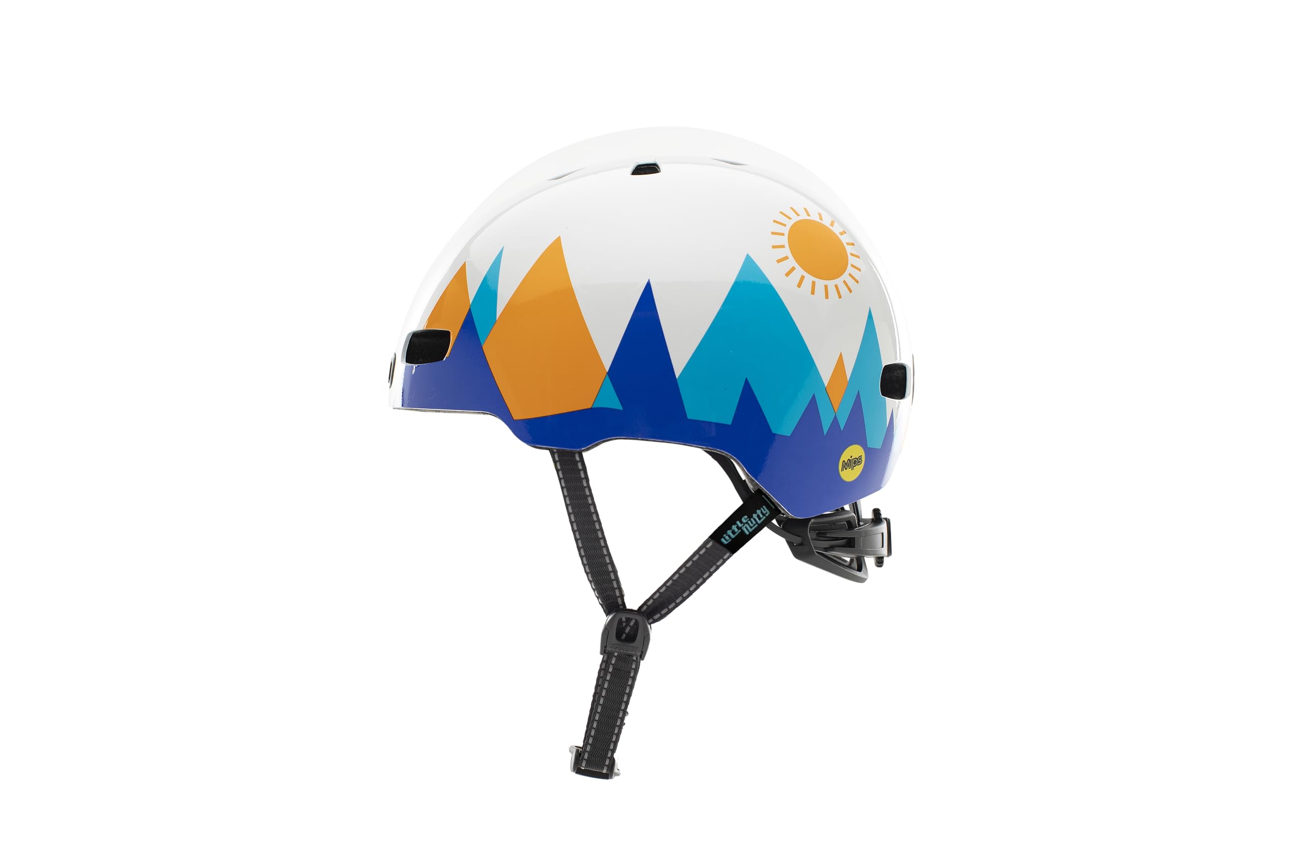 Nutcase Kinder Fahrradhelm Little Nutty Gloss, Mtn. Calling, 48-52 cm, 10001