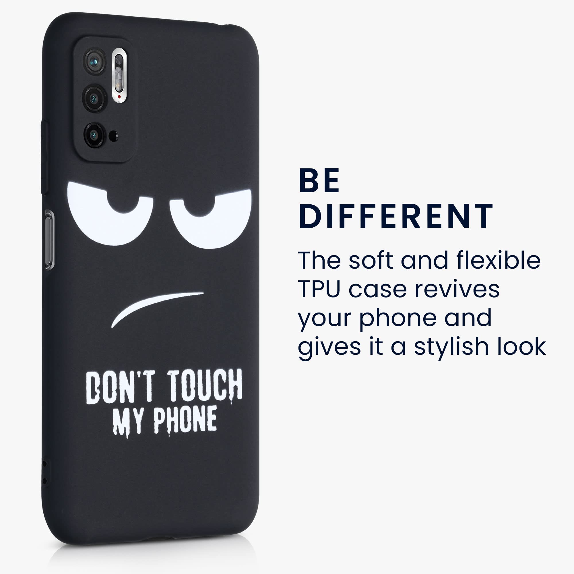 kwmobile Custodia Compatibile con Xiaomi Redmi Note 14 Pro 5G / Poco X7 Cover - Back Case per Smartphone in Silicone TPU - Protezione Gommata - petrolio matt