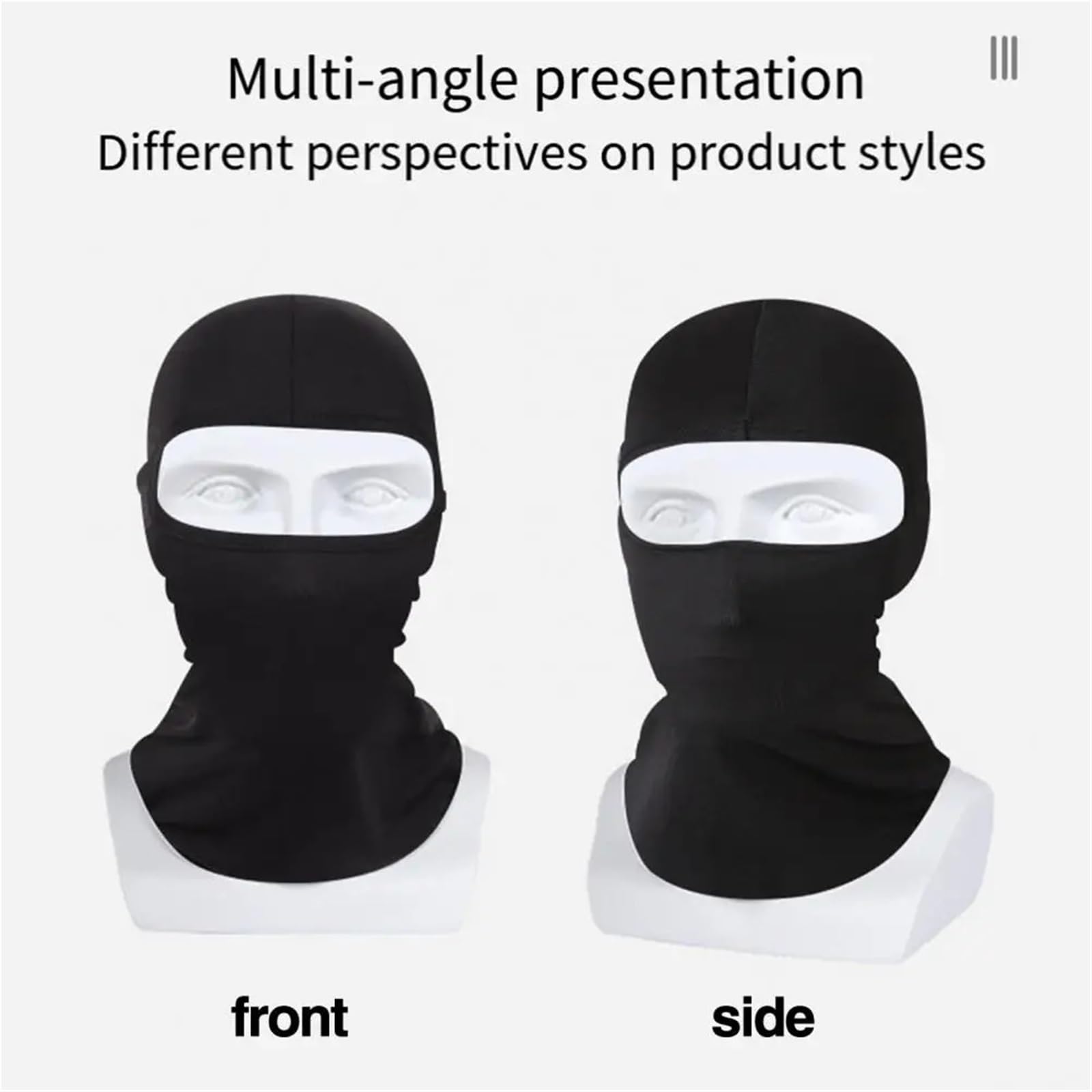2 máscaras de esquí for Hombre y Mujer, máscara Facial for Ciclismo, Cubierta for la Cabeza, Bufanda Deportiva a Prueba Viento, for Bicicleta para Esquí Ciclismo