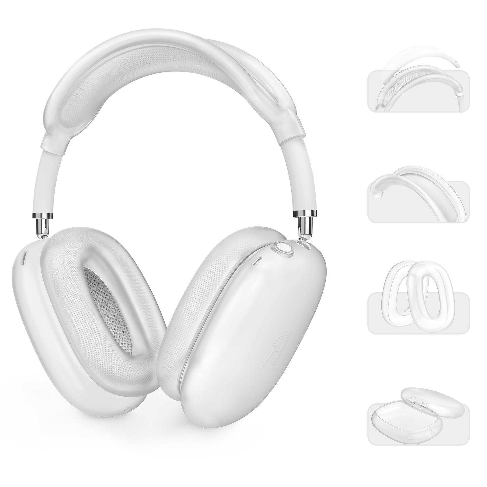 APPLE AIRPODS MAX ホワイト Amazon.com: AHASTYLE Silicone Case for AirPods Max Headphones (USB