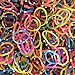 Rainbow Loom Hippie Mix Polka Dot Multi-Colored Rubber Bands Refill - 600 Bands & 24 C-Clips from (B0207)