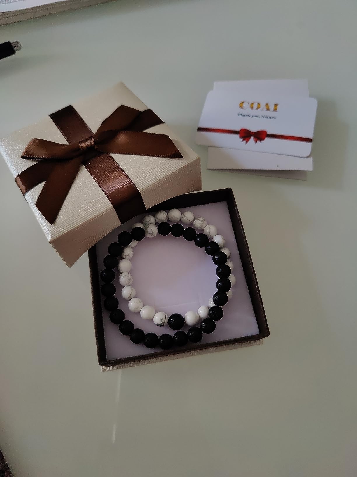 Bracciali della Distanza Sole e Luna in Ossidiana