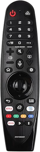 Miniatura 2 de Repuesto para control remoto LG TV con función de voz y puntero, compatible con Magic MR2021222324GA UHD OLED QNED 4K 8K Smart TV