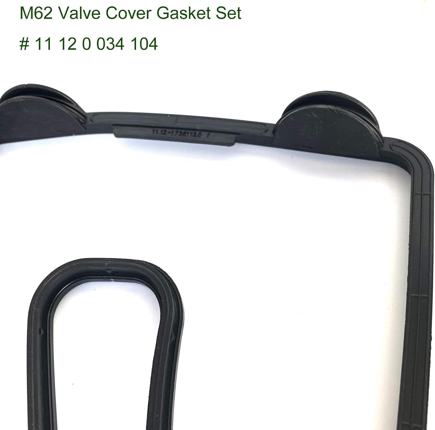 M62 Valve Cover Gasket Set 1112 034105 & 11120034104 for BMW X5 E53 E52 E39 E38 4.4L
