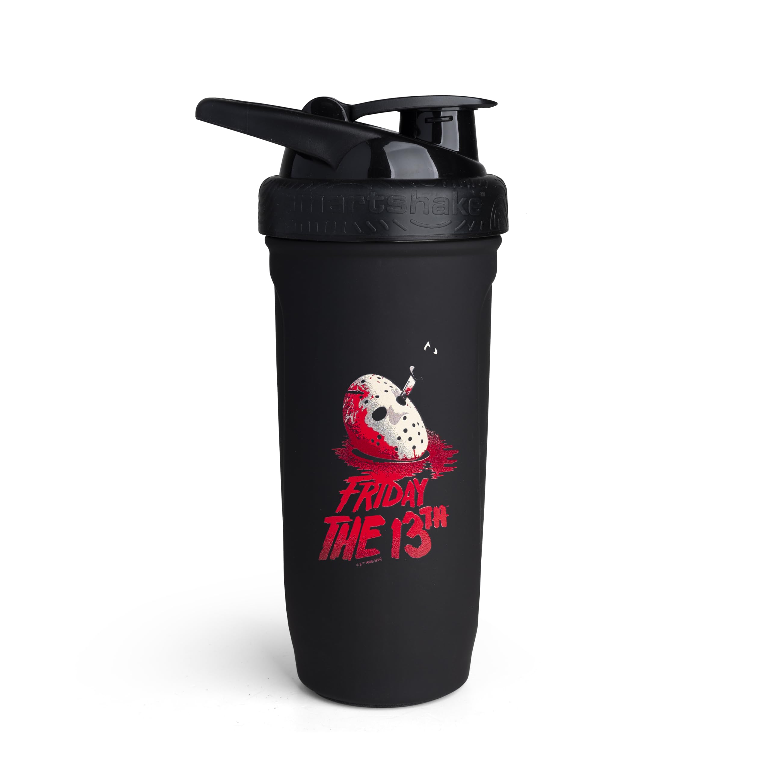 Smartshake Reforce - Shaker de protéines en acier inoxydable - 900 ml - Couvercle étanche à visser - Sans BPA - Unisexe - Vendredi 13