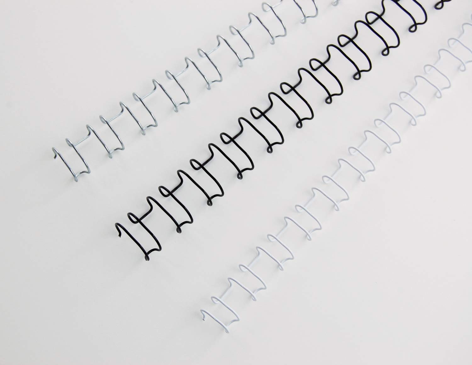 GBC MultiBind druty wiążące, 12 mm, 100 arkuszy, format A4, biały, opakowanie 100 sztuk, IB165382