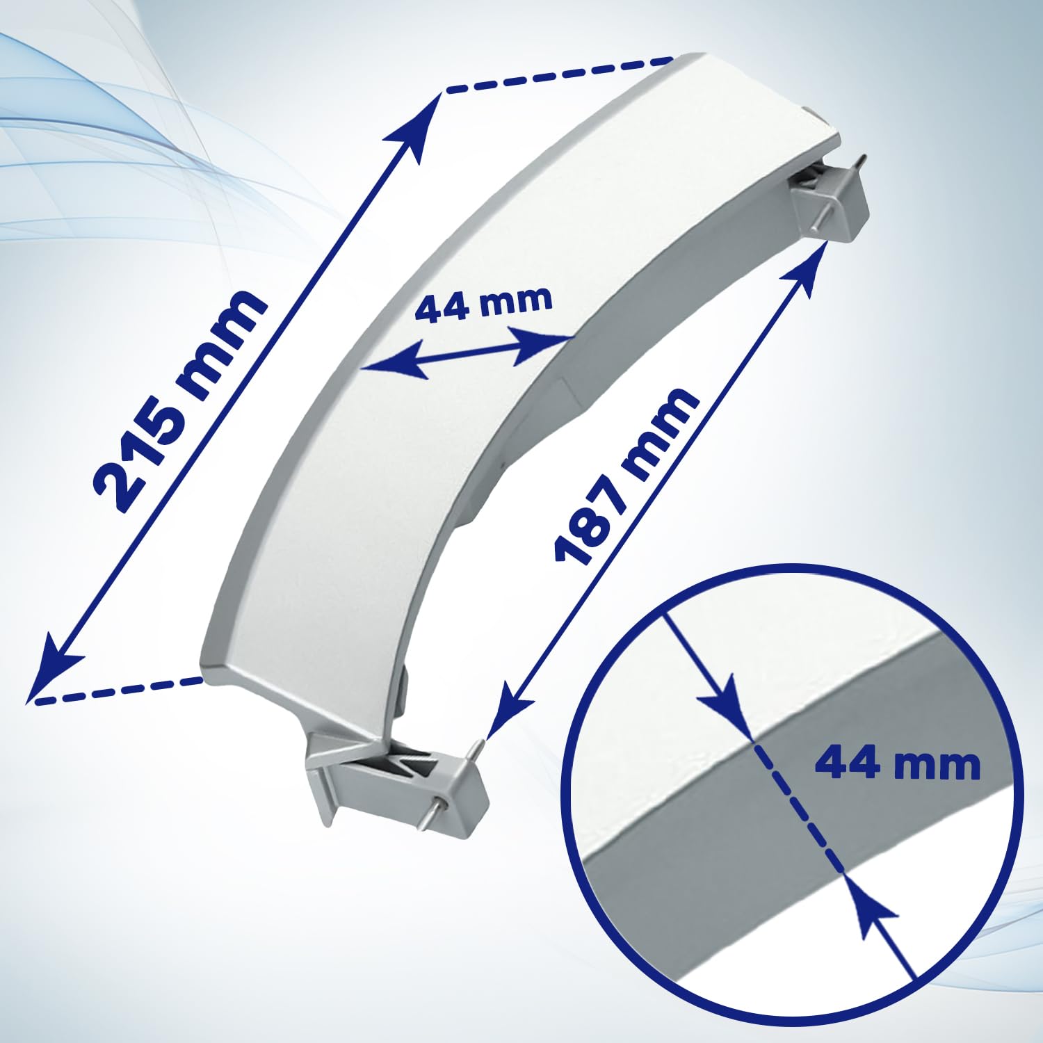Poignée De Hublot Pour Lave-linge Bosch - Réf. 72008-104-00 / 00751786 - Neuf