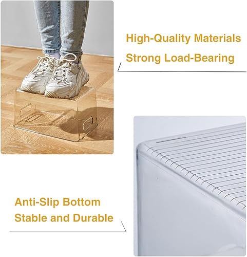 Miniatura 4 de Caja de almacenamiento de plástico transparente para alimentos, organizador de refrigerador, cosméticos, suministros de oficina, contenedor de