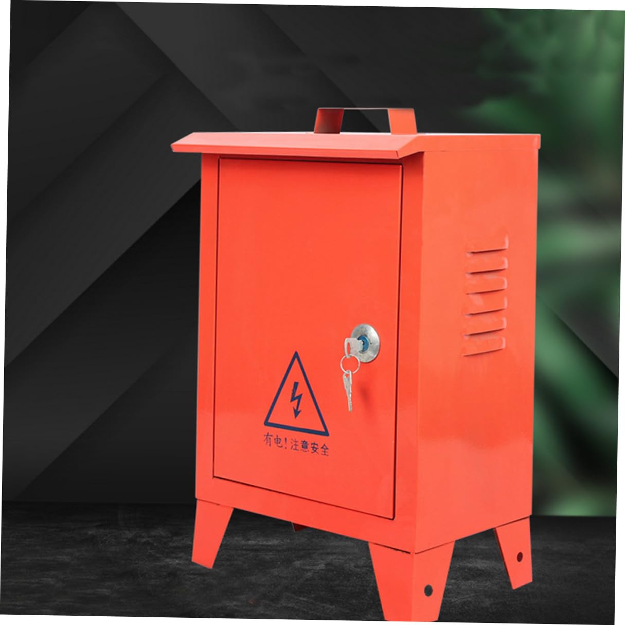 Outdoor Mobile Distribution Box Electrical Panel Box Cover 250x300x180mm Weatherproof Junction Case for Construction Site Temporary Power