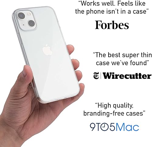 Miniatura 5 de totallee Funda transparente para iPhone 13, cubierta delgada ultra delgada y minimalista para Apple iPhone 13 (2021) (transparente)