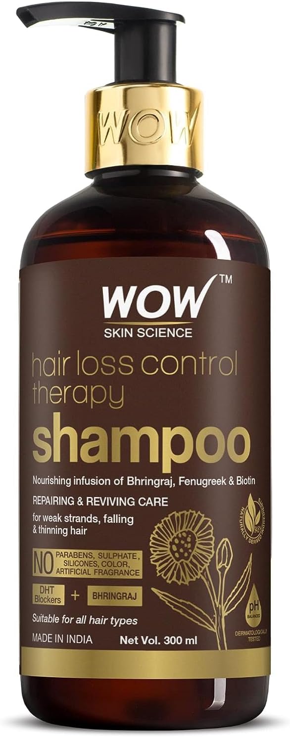 WOW Skin Science Hair Loss Control Therapy Shampoo - 300 Ml, 0.39 Grams
