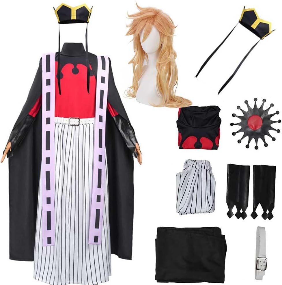 Douma Costume Douma Outfit Uniform Kimono Cloak Men Halloween Full Set