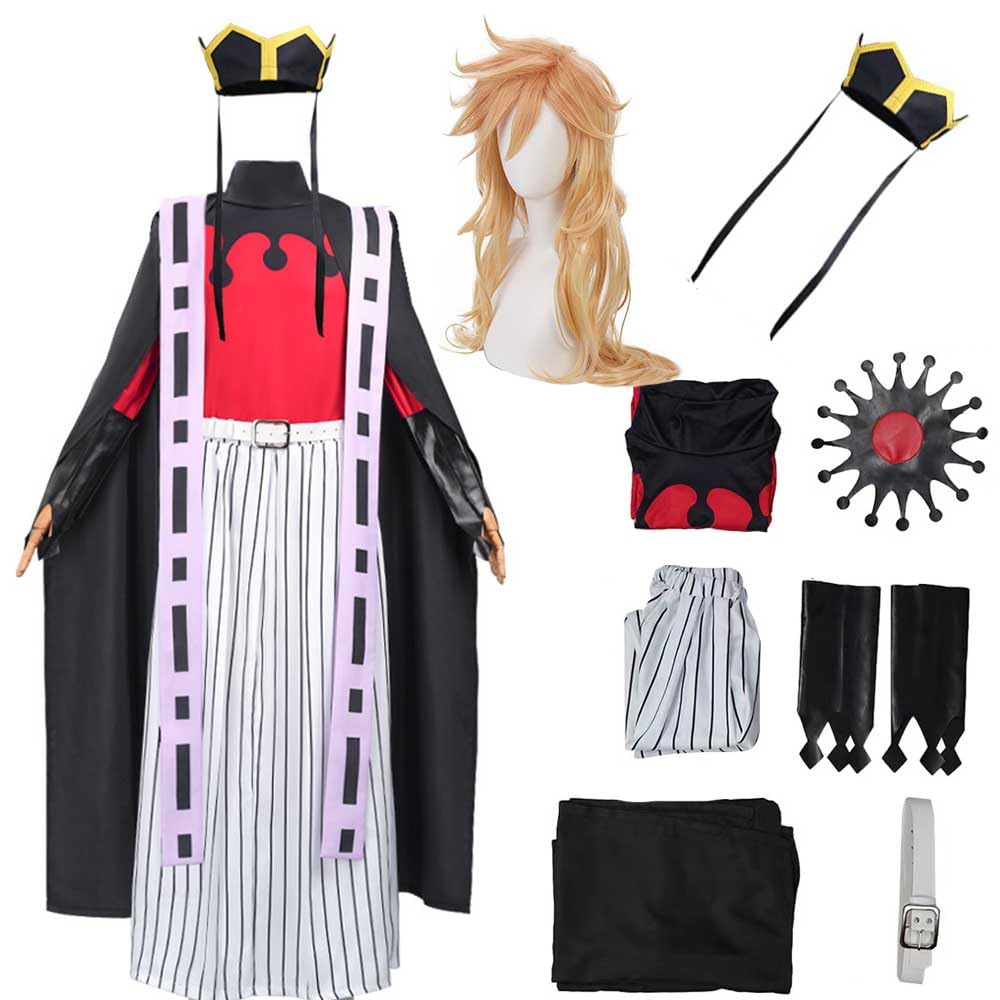 Douma Costume Douma Outfit Uniform Kimono Cloak Men Halloween Full Set