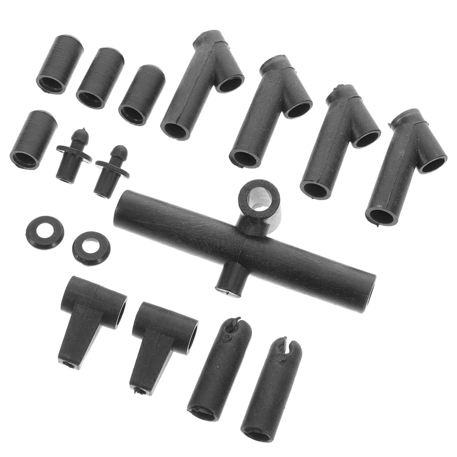 Kisangel 9PCS Plastic Kite Frame Connectors, Flying Kite Rod Connectors Replacement Set Repair and Assembly for Beach and Frame Park