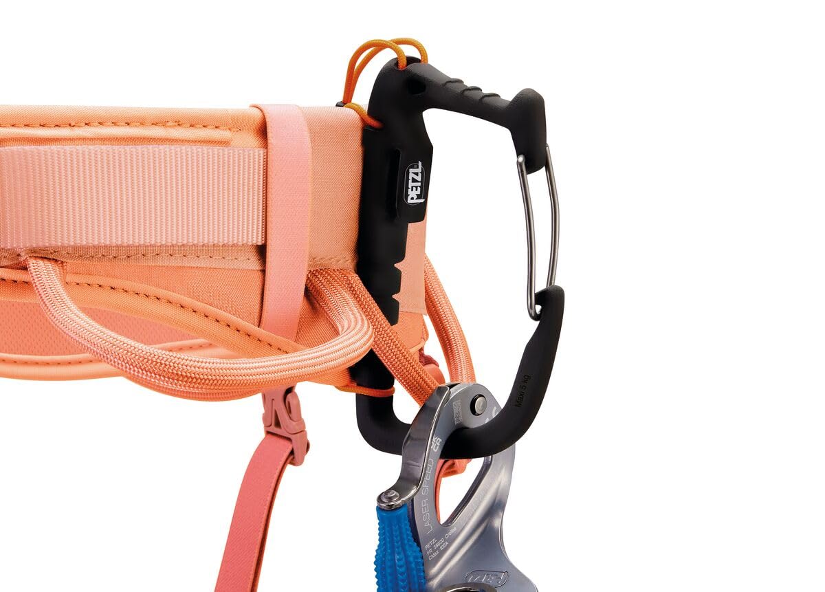 PETZL CORAX LT WOMEN HARNESS CORAL SAND XS pour adultes, avec format pratique, solution polyvalente