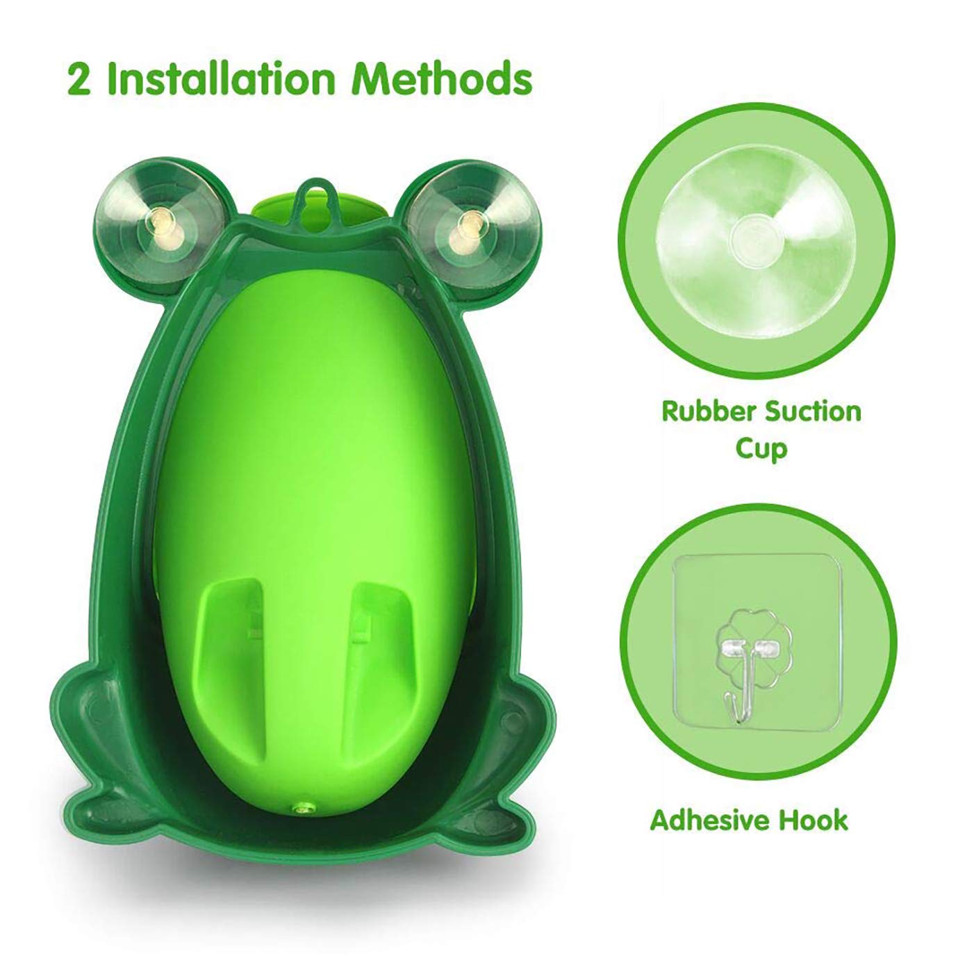 Froggy Potty Training Urinal for Boys with Fun Aiming Target