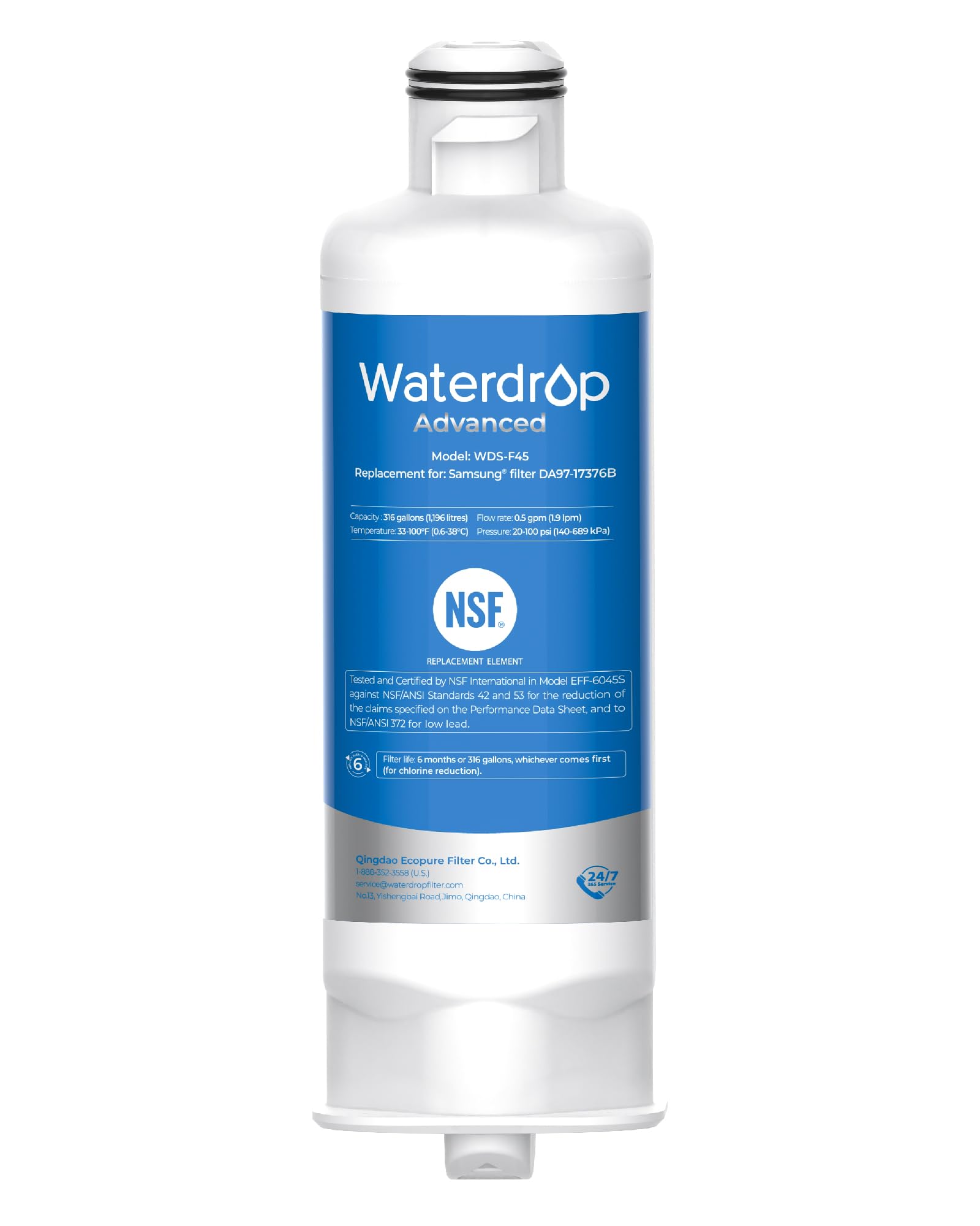 Amazon.com: Waterdrop WDS-F45 Refrigerator Water Filter