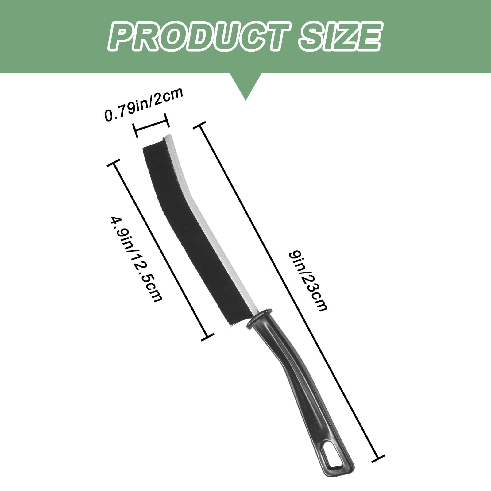 Set Di 6 Spazzole Per Pulizia Fessure - Setole Dure Per Fughe, Finestre E Angoli Stretti | Ideale Per Cucina E Bagno - Foto 12