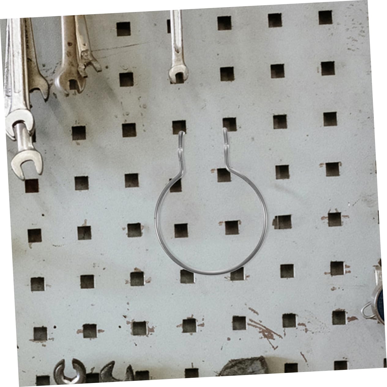 Unomor Iron Wire Hooks for Pegboard 12 Pack Cup Holder Hooks Easy Install for Office Garage Craft Room