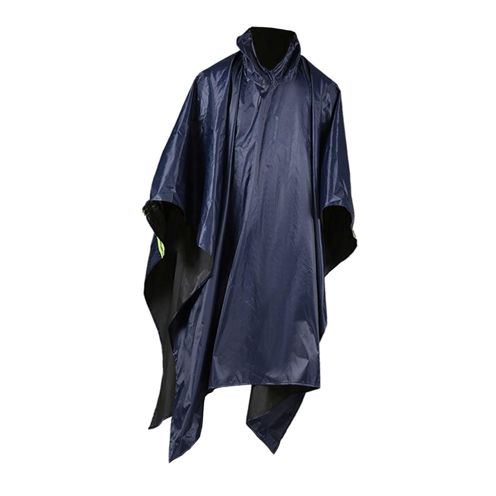 ™ Raincoat with Hood and Drawstring for Adults for Outdoor | Coats & Jackets | Mens Clothing-image-45