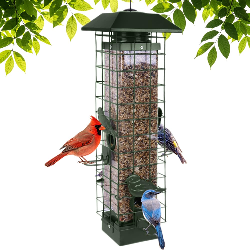 Squirrel Proof Bird Feeders for Outdoors