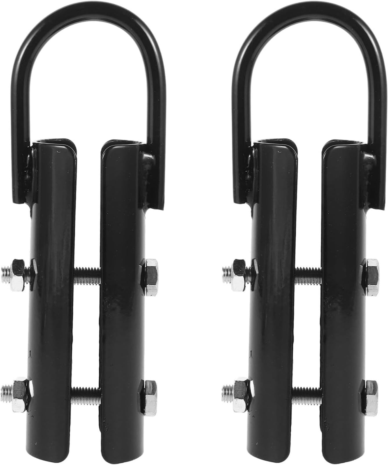 REHOOF Kletterseilklemme Metall Schwerlast Seilhalter zur Befestigung von Kletterseilen, Balkenklemme für Fitnessstudio Workout Rig, Seil Fixierung Zubehör für Krafttraining Sport 1.5 inches,2 pcs