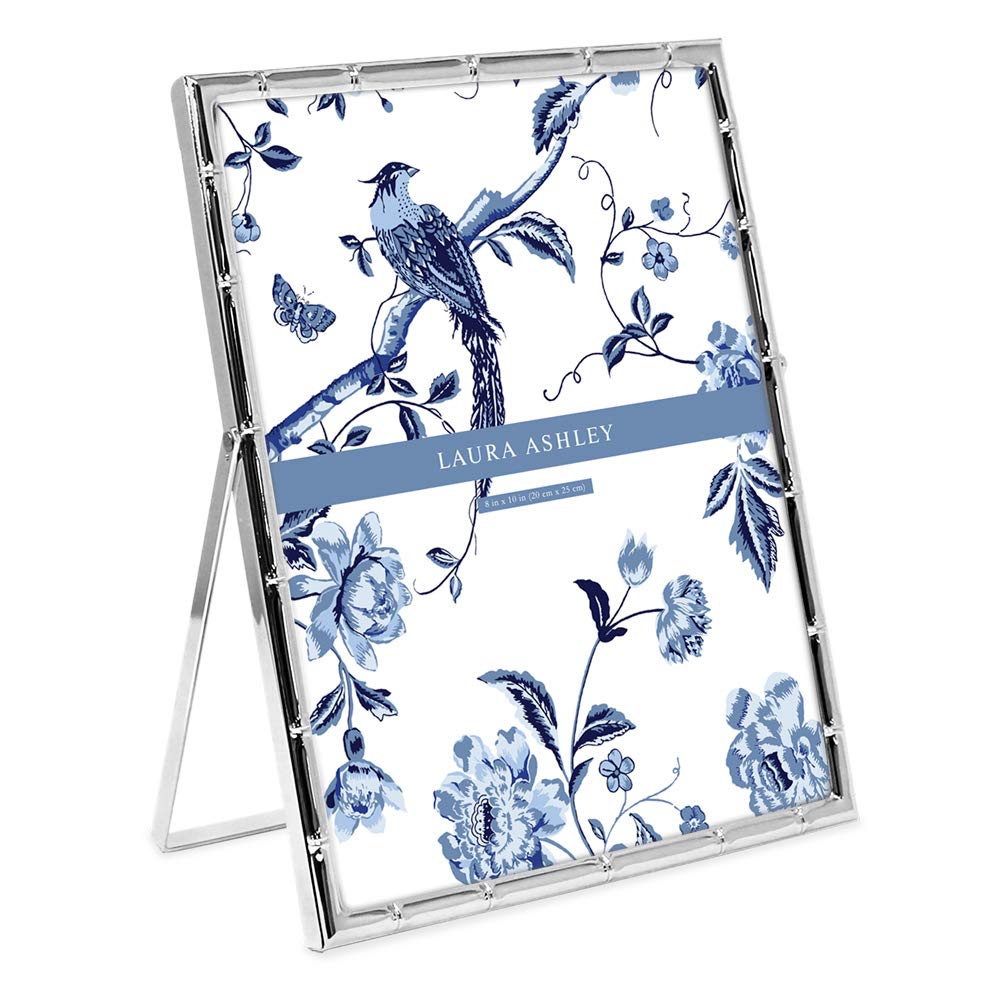 Buy Laura Ashley 8x10 Silver Bamboo Metal Picture Frame (Vertical) with
