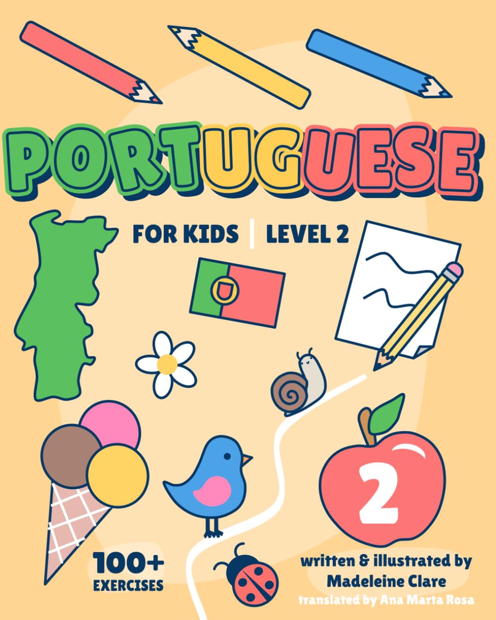 Portuguese Learning Book For Kids 2: Children Ages 5-11 (Portuguese Learning Series For Kids)