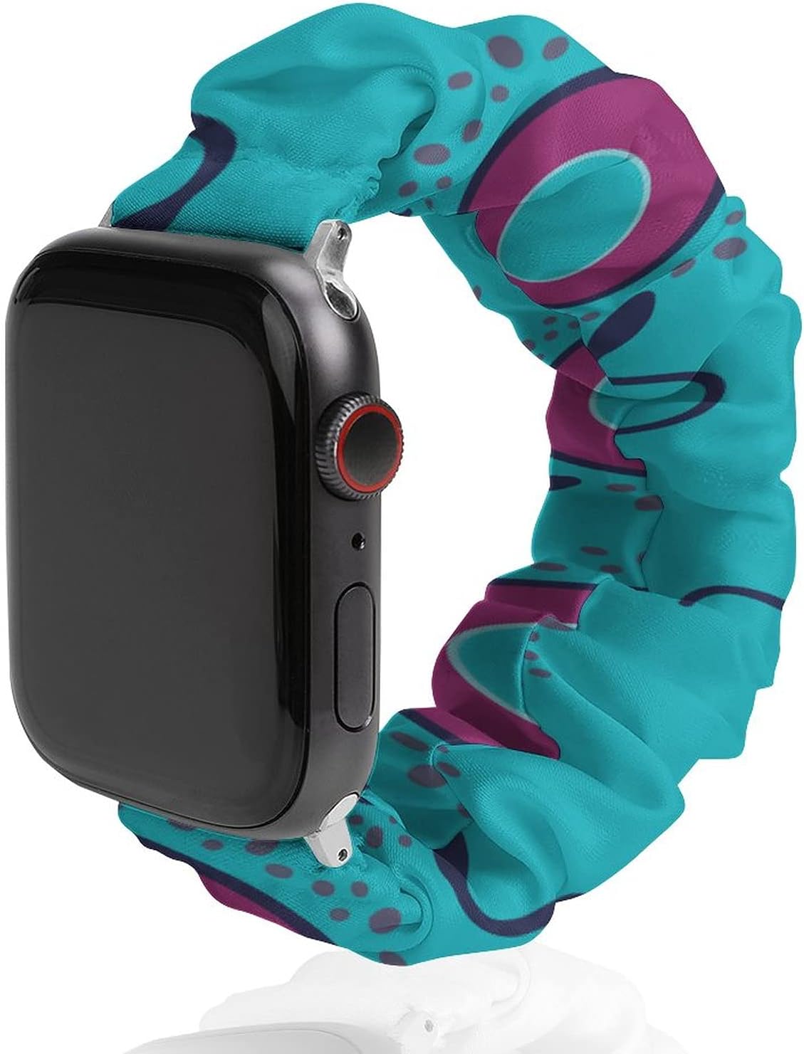 NiYoung Elastic Watch Straps Labrador Golden Retriever Dog Pattern Compatible with Apple Watch Band for Unisex (42mm-44mm)