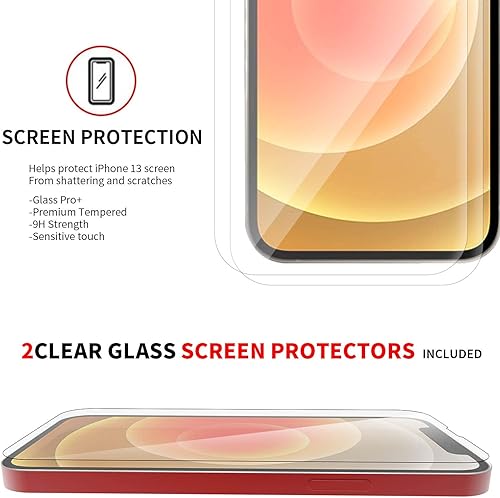 Miniatura 9 de Funda transparente para iPhone 11 con 2 protectores de pantalla, máxima protección de absorción de golpes, funda transparente para iPhone 11,