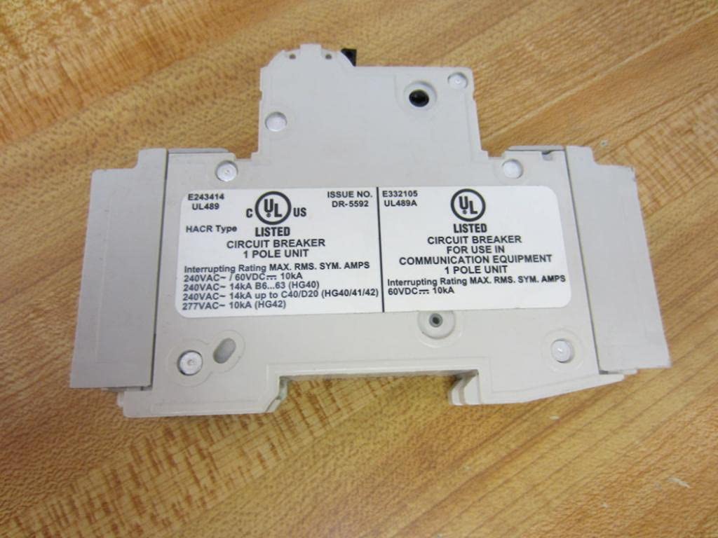 Siemens – Schalter Schutz Selector 240 V 14 kA 1 Polo C 6 A 70 mm