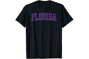 State of Florida Varsity Blue Weathered Design T-Shirt