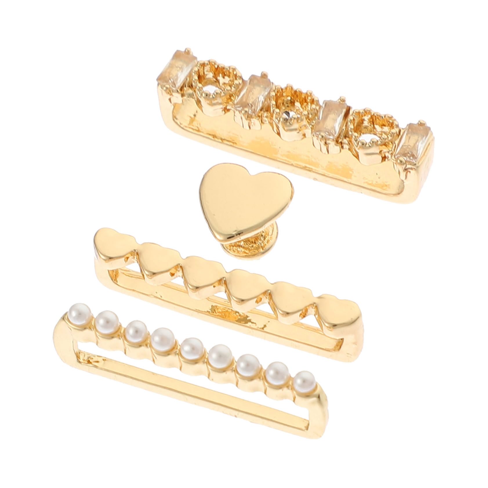 Veemoon 4 Pièces Bracelet Anneau Décoratif Charmes Strass Garniture Strass Bracelet De Montre Charme Décorations D'Ongles Montre Intelligente Montres Bracelet De Montre Ornement Manucure
