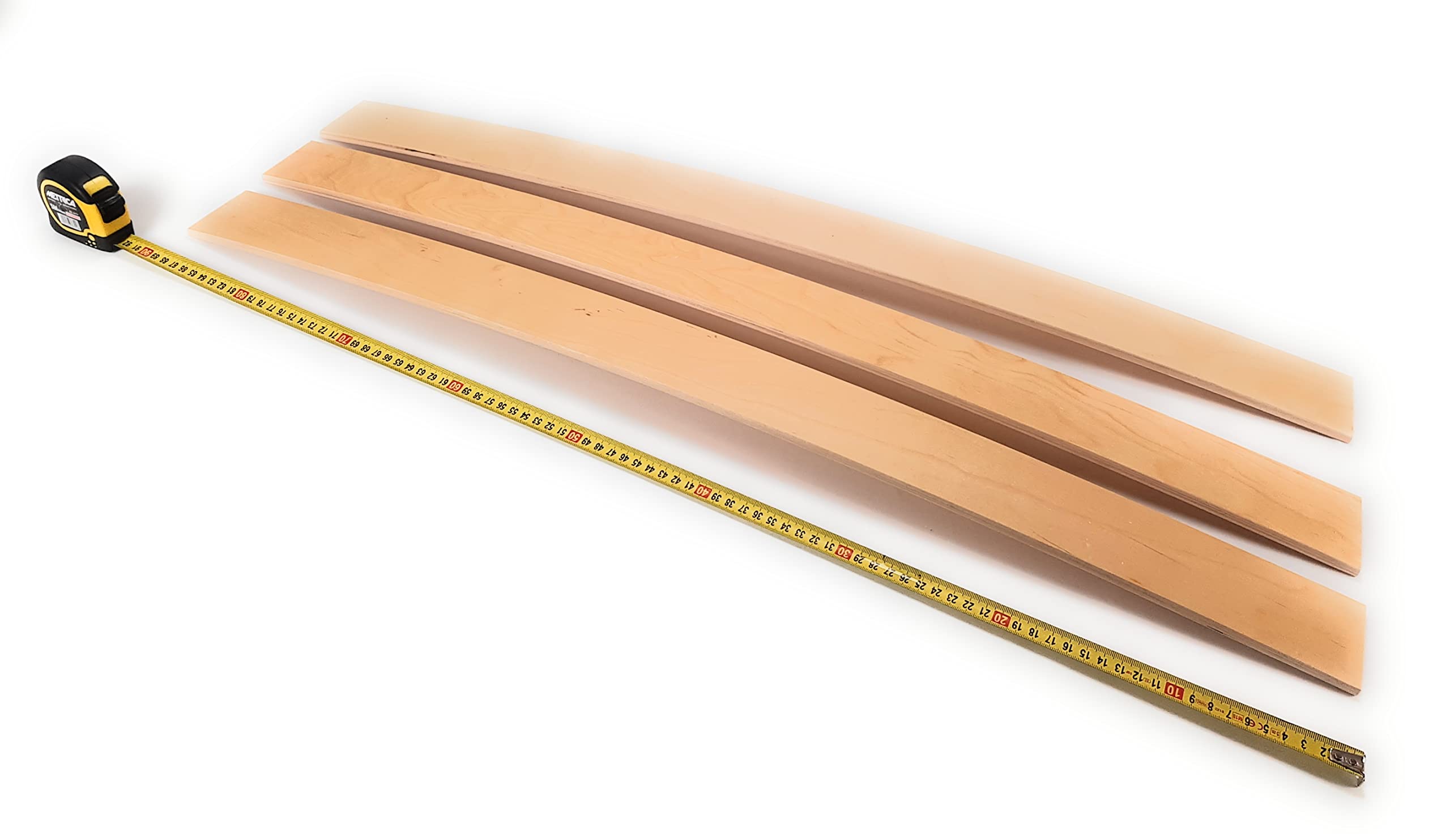 Lot 30 Lattes Hêtre 695 Mm × 53 Mm × 8 Mm – Sommier à Lattes De Rechange – Flexibilité Optimale