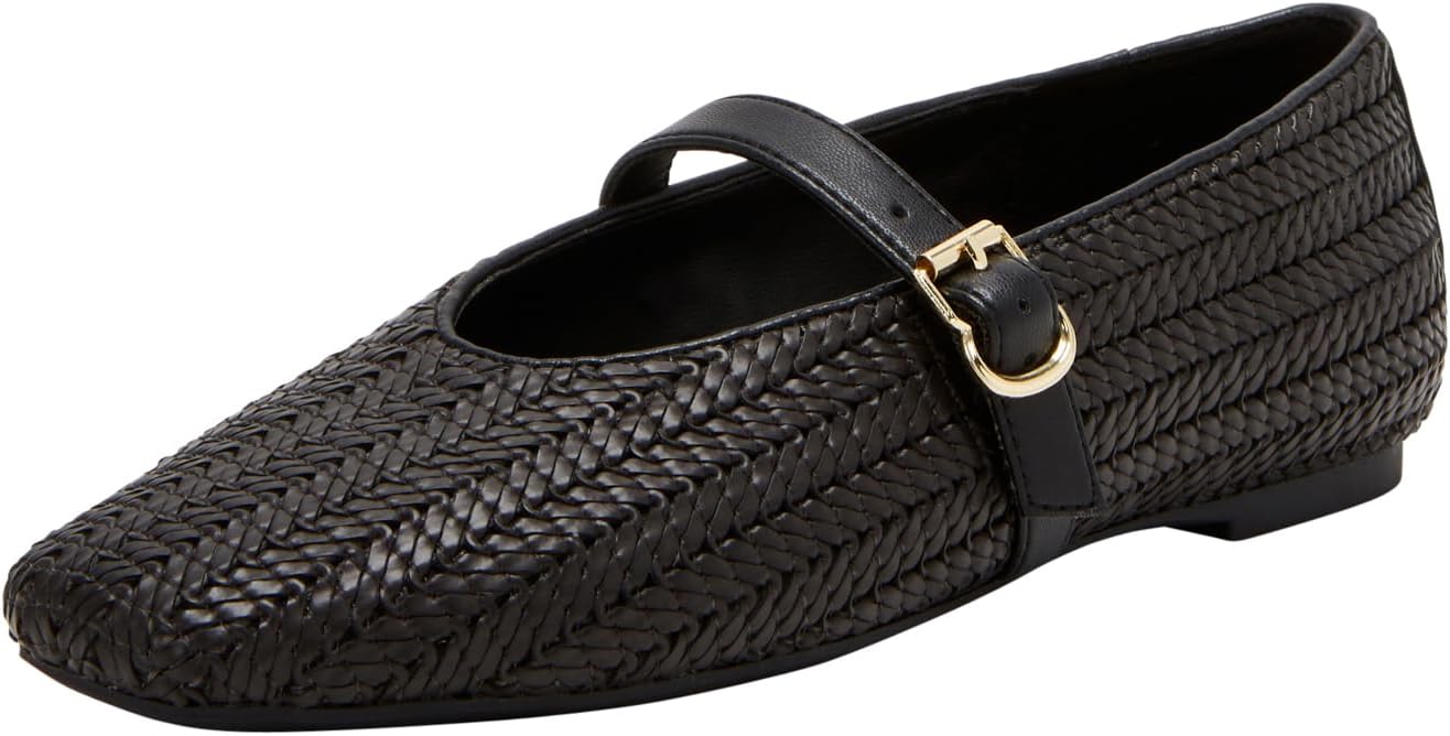 Katy Perry Womens The Evie Mary Jane Woven Flat Kuwait Ubuy