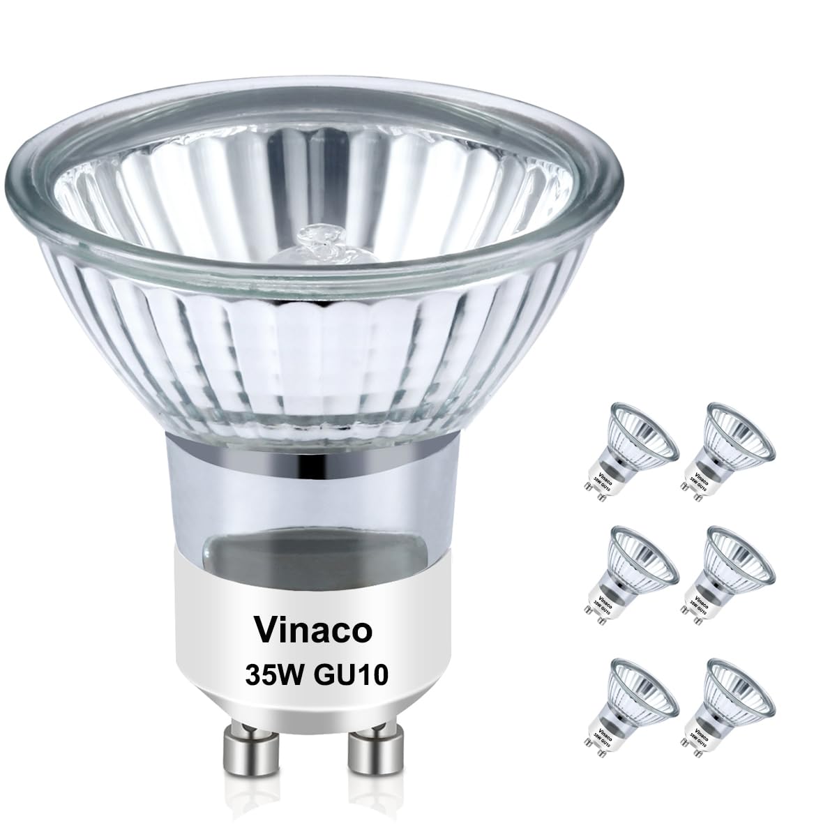 Vinaco Halogen GU10 Bulb Dimmable 35W 2800K Warm White for Candle Warmer