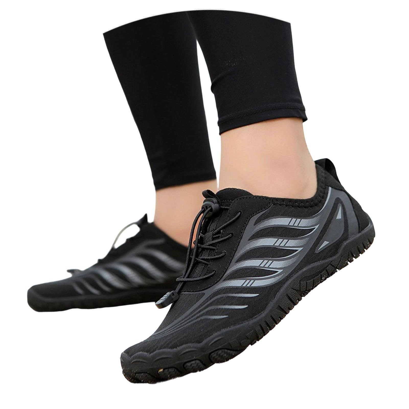 Scarpe da Scoglio Uomo Scarpette Mare Ciabatte Donna Antiscivolo di Gomma per Il Sandali Acquatiche Ginnastica Fiume Scogli Trasparenti con Sassi Bambina Spiaggia Ragnetti