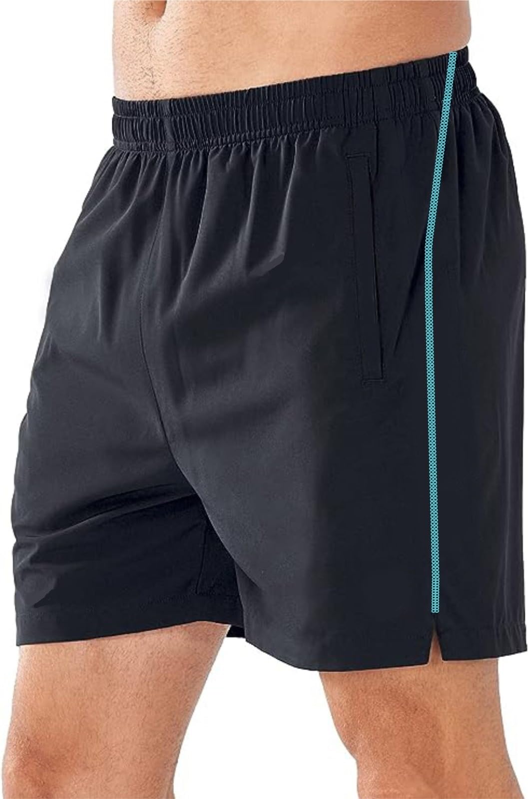 just care Men's Sports Shorts Running Shorts Athletic Shorts Performance Shorts Gym Shorts 2 Zip Pocket-picture-15
