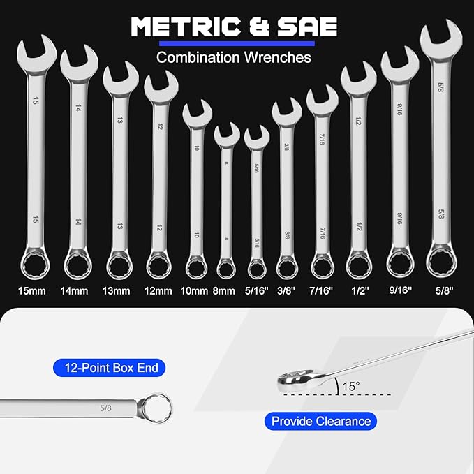 Kit de Herramientas Mecánicas Prostormer 240 Piezas con Caja de Aluminio miniatura 4