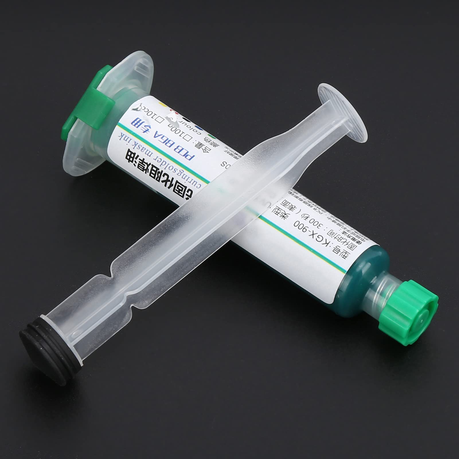 Inchiostro a polimerizzazione UV per Saldatura, Inchiostro Resistente Ai Raggi UV per Isolamento Circuito PCB, KGX900 Verde (10 Cc)