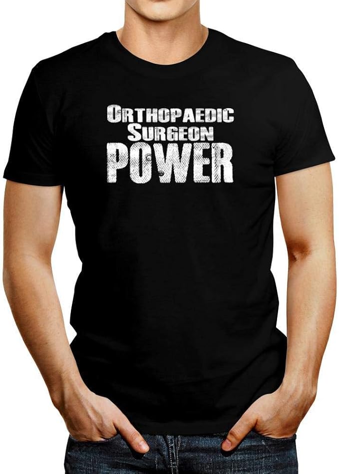 Idakoos Orthopaedic Surgeon Power Cloth Font TShirt