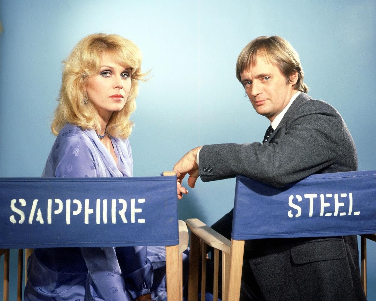 Blue And Grey Sapphire And Steel (Tv) Joanna Lumley, David Mccallum 10X8 Photo