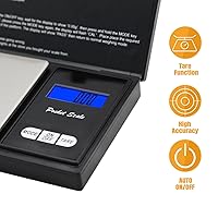 Vista 2 de Báscula de flecha de tiro con arco para eje de pesaje, puntas de flecha, cabezas anchas, unidad precisa de grano, mini báscula digital de bolsillo